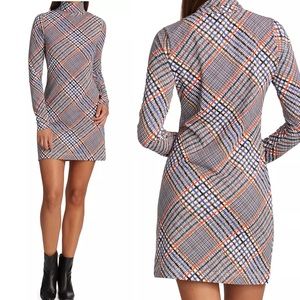Tanya Taylor Letta Plaid Mini Dress